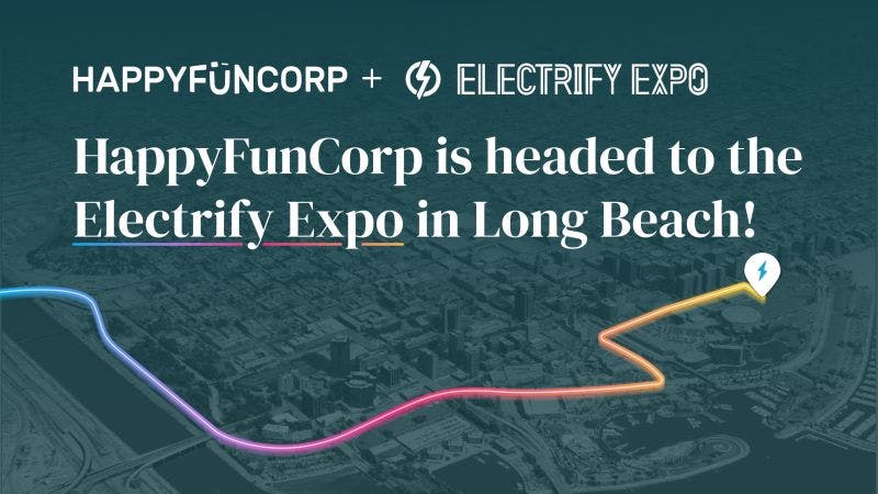 HappyFunCorp is going the Electrify Expo 2024