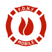 FDNY mobile app concept logo