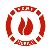 FDNY mobile app concept logo