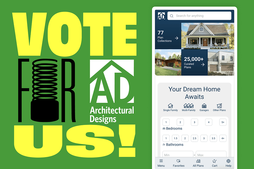 HappyFunCorp and Architectural Designs Nominated For Best Real Estate Websites and Mobile Sites In the 29th Annual Webby Awards